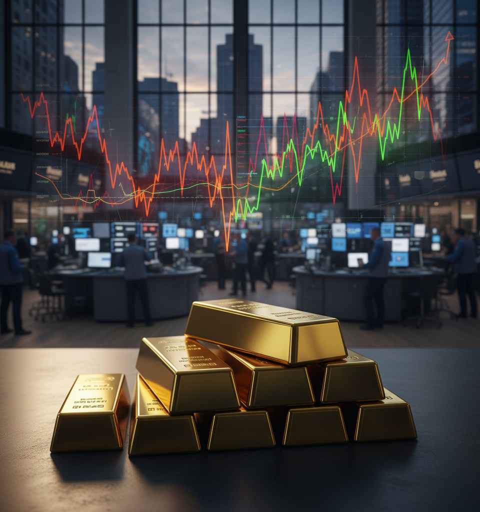 Gold and Silver Rebound After Significant Crash, Investors Remain Cautious — AI-generated illustration
