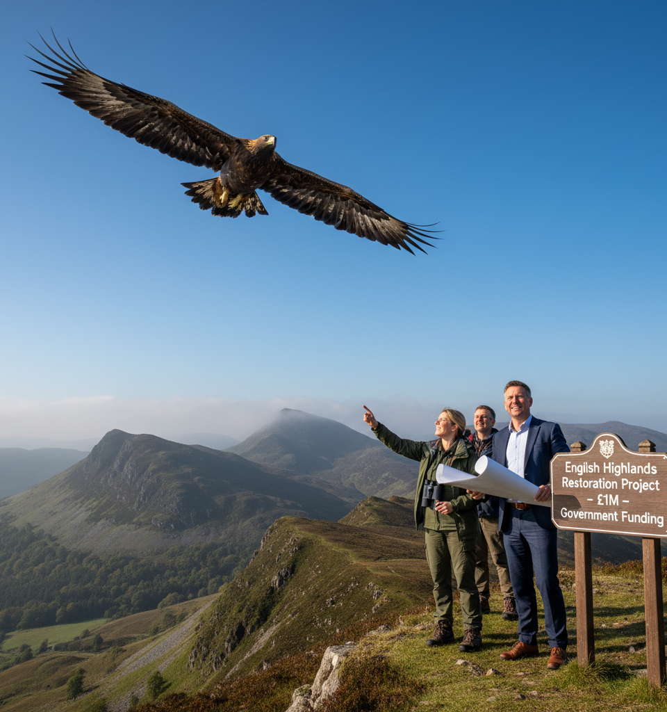 Golden Eagles Poised for English Return with £1M Government Backing — AI-generated illustration