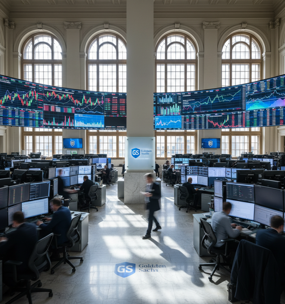 Goldman Sachs Aims to Debunk 'Myths' Surrounding Underappreciated European Markets — AI-generated illustration