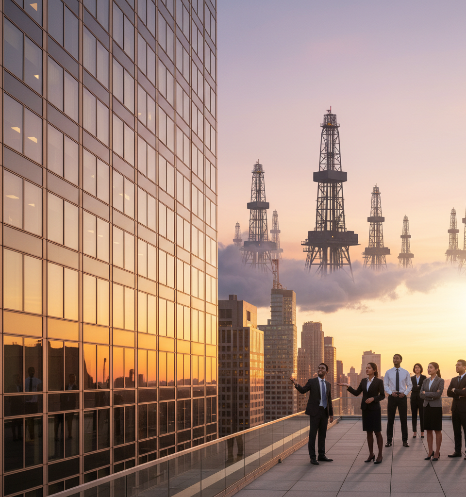 Goldman Sachs Dispels Peak Oil Fears Amidst Shifting Global Energy Landscape — AI-generated illustration