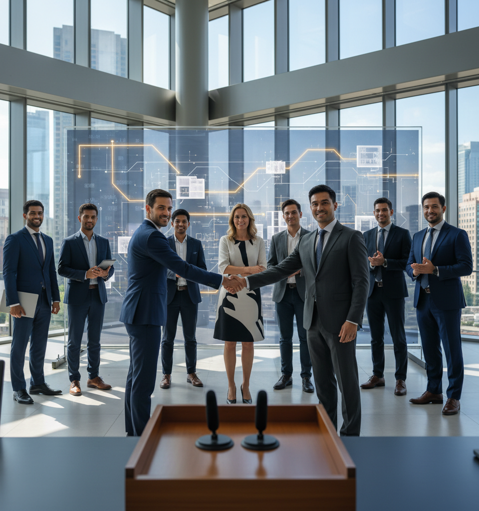 Goldman Sachs to Launch Tokenized Real Estate Fund with Apex and Archax — AI-generated illustration