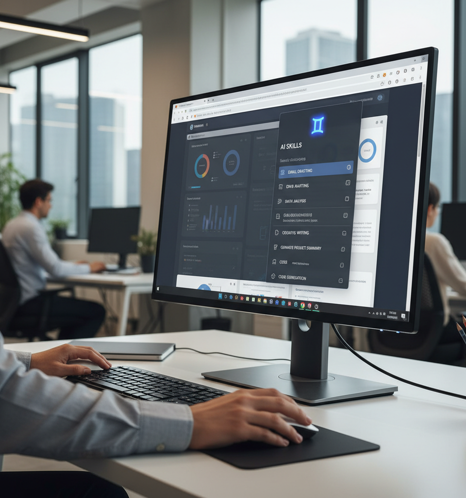 Google Chrome Integrates AI 'Skills' for Enhanced Workflow Automation and Productivity — AI-generated illustration