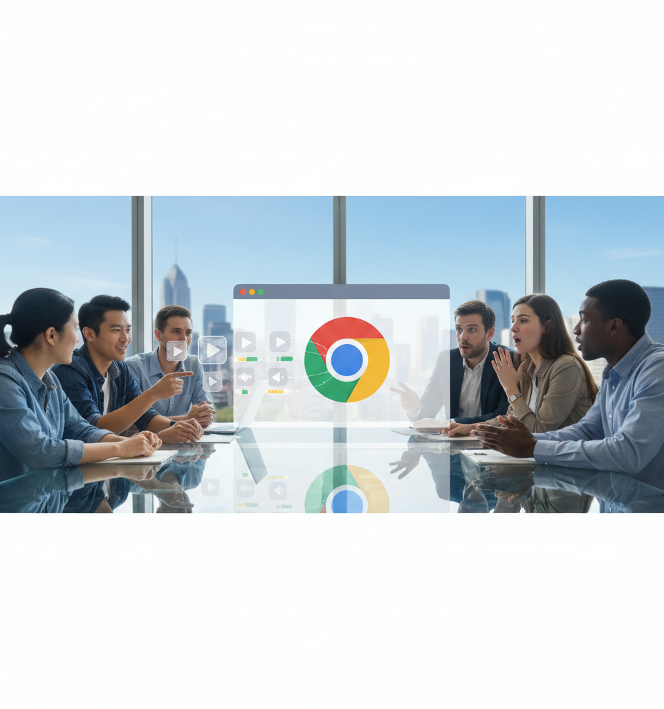 Google Chrome to Implement Lazy Loading for Video and Audio: Revolutionizing Web Performance — AI-generated illustration