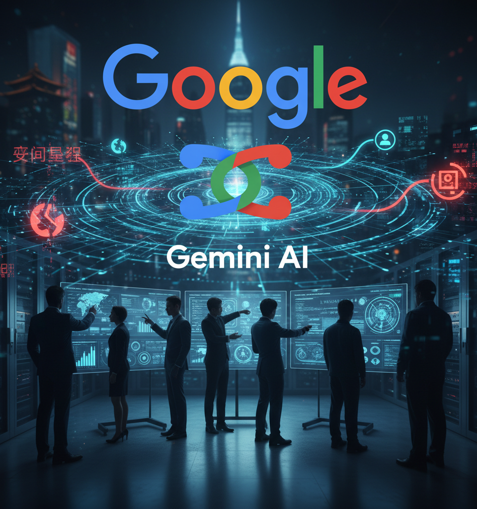 Google Files Lawsuit Against Chinese Cybercrime Network for Gemini AI Fraud — AI-generated illustration