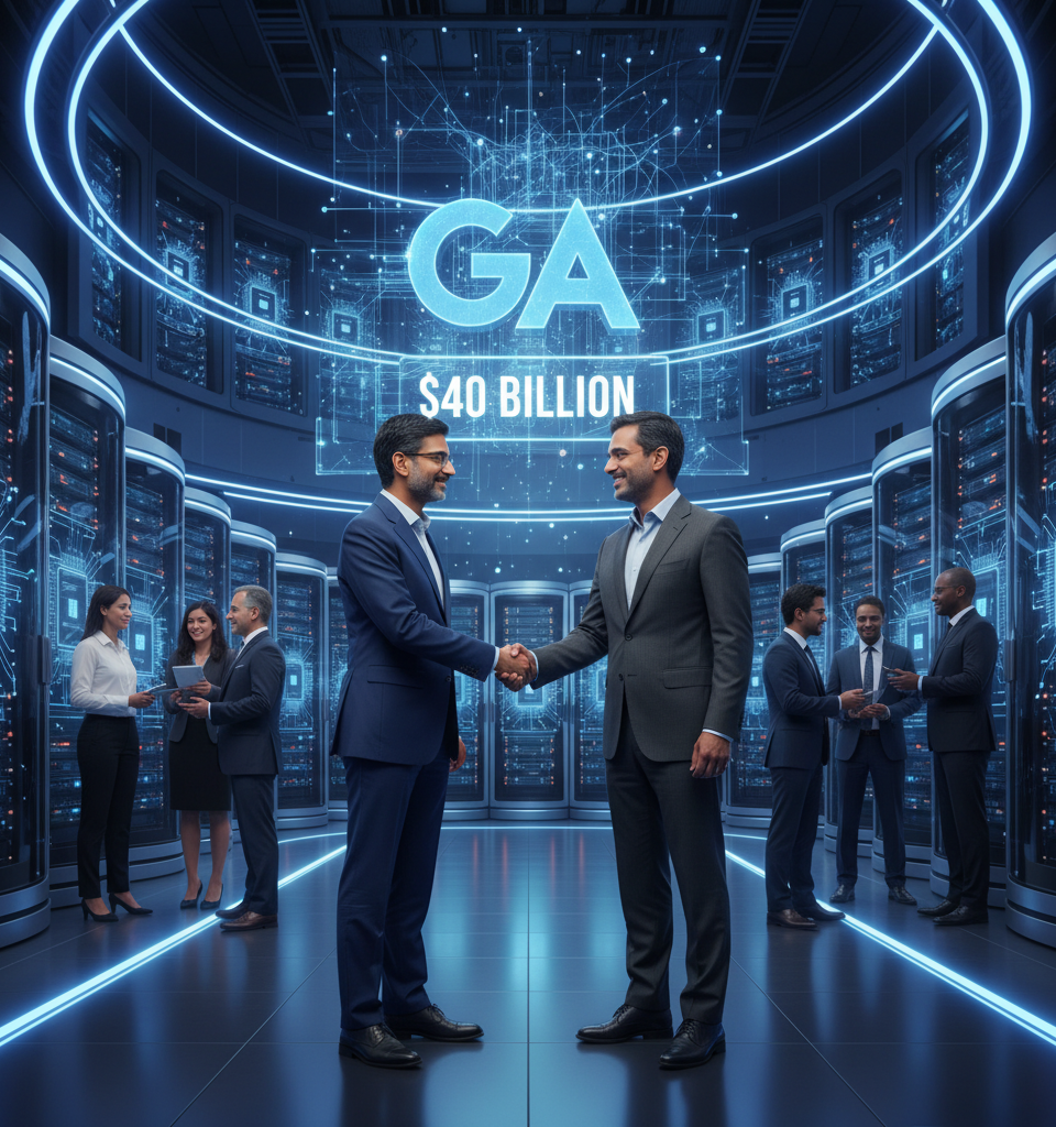 Google Fortifies AI Bet with Up To $40 Billion Investment in Anthropic — AI-generated illustration