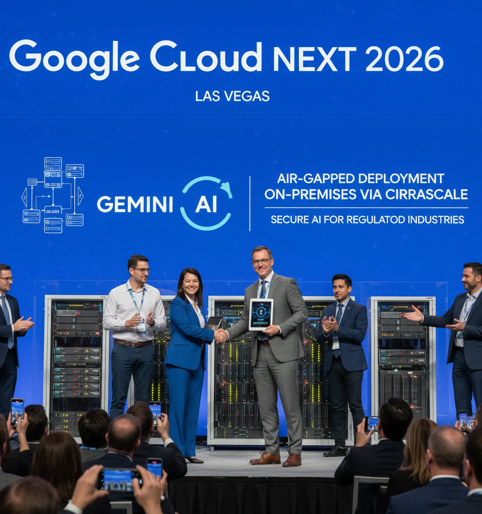 Google Gemini Achieves Air-Gapped Deployment on-Premises via Cirrascale, Revolutionizing Secure AI for Regulated Industries — AI-generated illustration