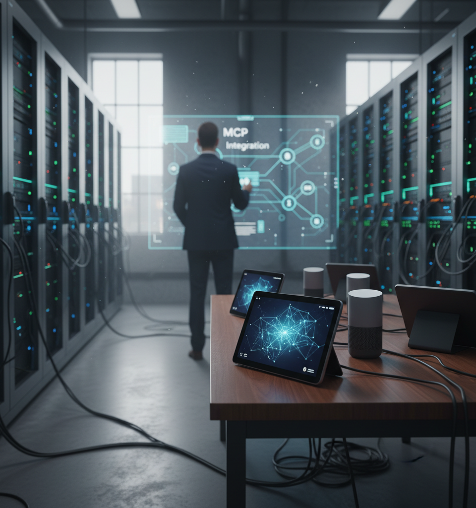 Google Home Set for Agentic Upgrade with MCP Integration — AI-generated illustration