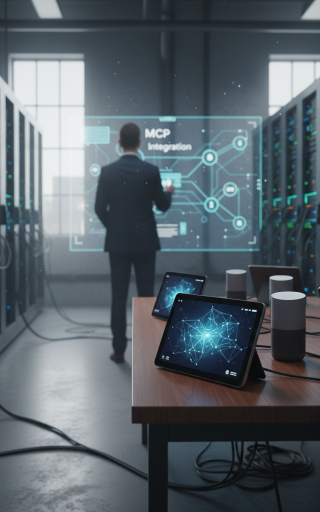 Google Home Set for Agentic Upgrade with MCP Integration — AI-generated illustration