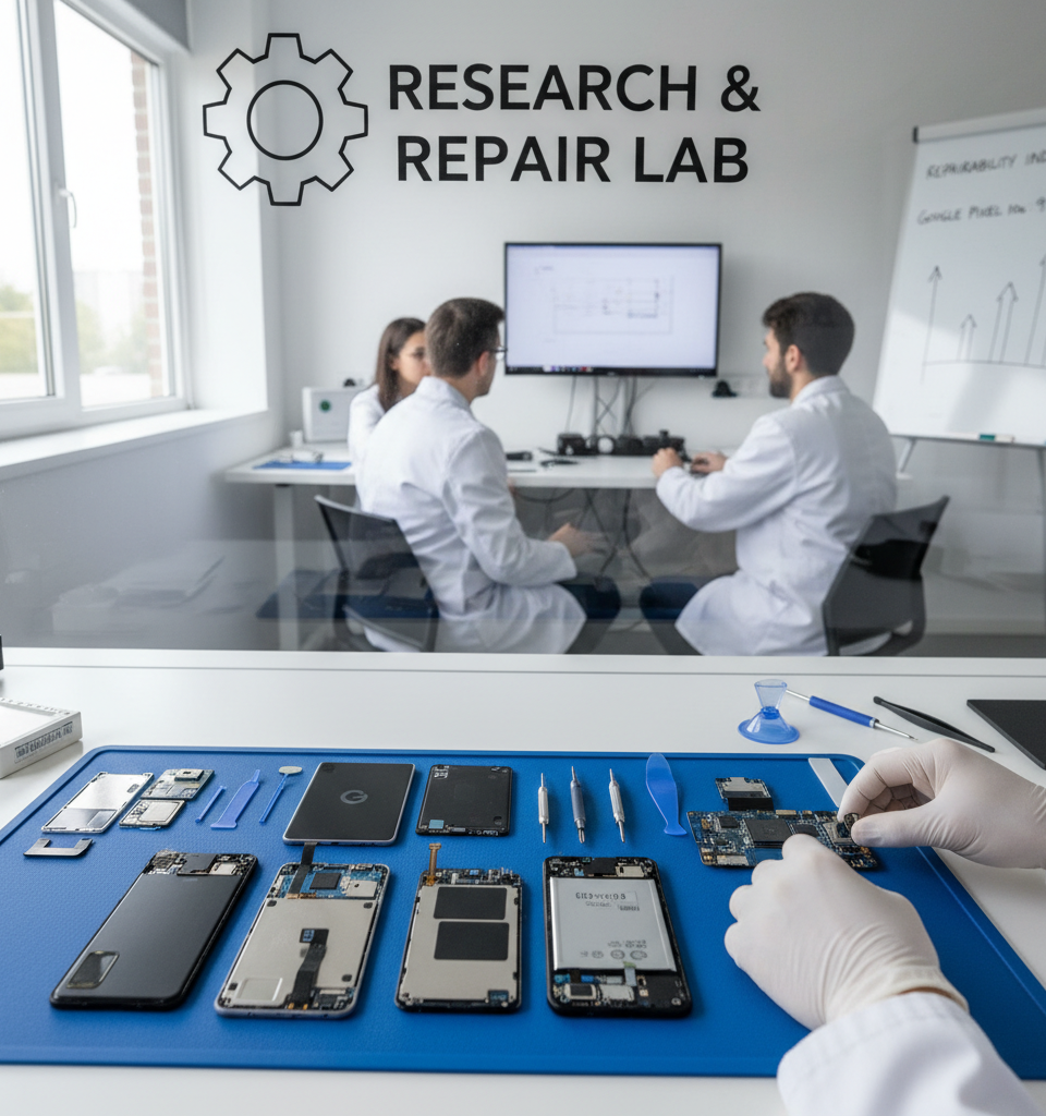 Google Pixel 10a Earns High Repairability Score in Teardown, Setting New Industry Standard — AI-generated illustration