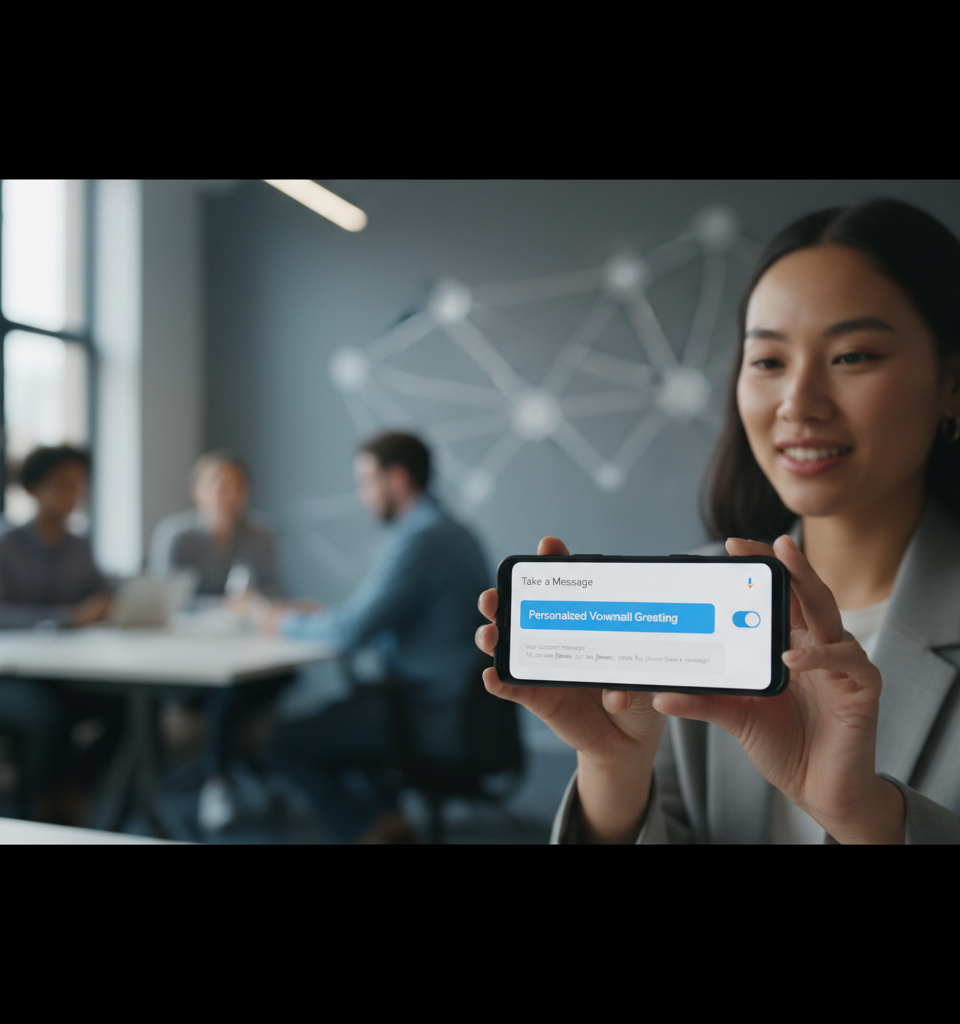 Google Pixel's 'Take a Message' Rolls Out Personalized Voicemail Greetings, Enhancing User Experience — AI-generated illustration