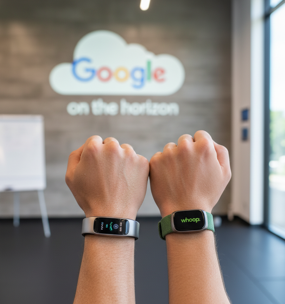Google's Fitbit Air: A Potential Whoop Challenger on the Horizon? — AI-generated illustration