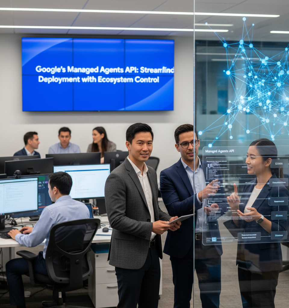 Google's Managed Agents API: Streamlined AI Agent Deployment with Ecosystem Control — AI-generated illustration