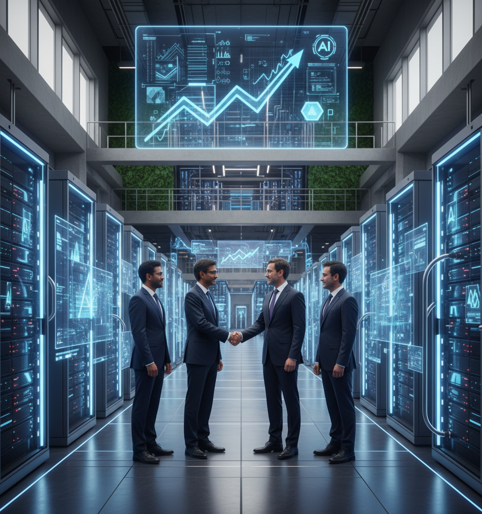 Google's Staggering $43 Billion Bet on Anthropic Amidst AI Race Intensifies — AI-generated illustration
