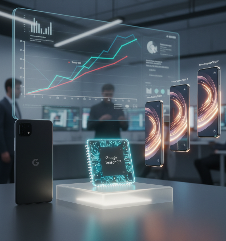 Google's Tensor G5: 'Good Enough' for Pixel 9, But Future Flagships Threaten 2026 Pixel Performance — AI-generated illustration