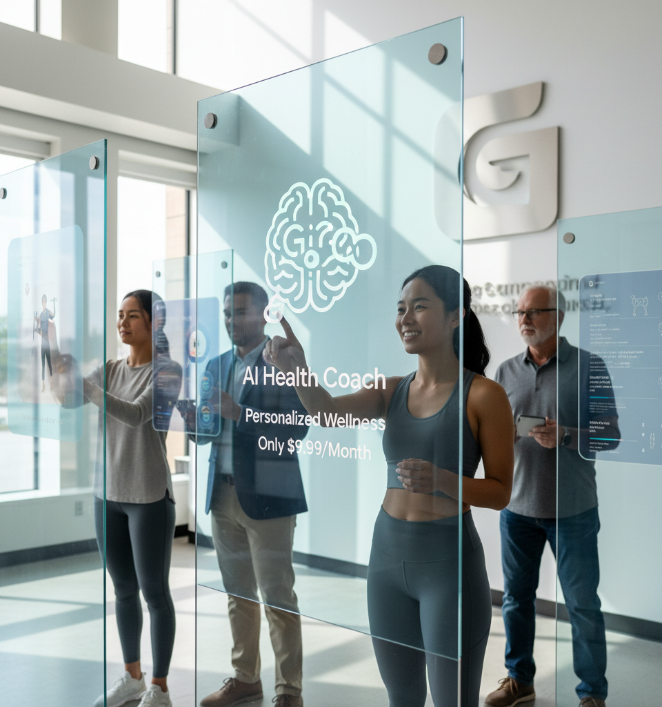 Google Unveils Gemini-Powered AI Health Coach, Elevating Personalized Wellness at $9.99/Month — AI-generated illustration