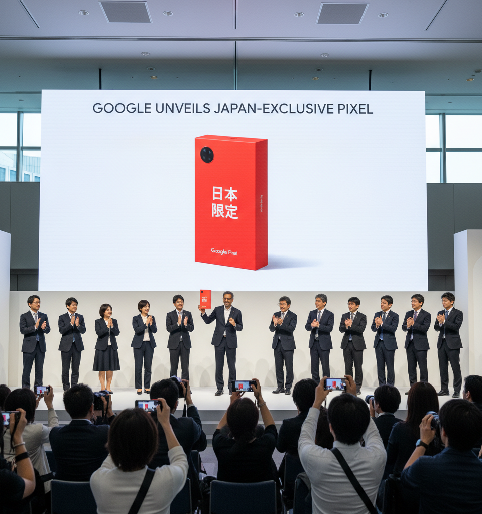 Google Unveils Japan-Exclusive Pixel: A Strategic Market Play — AI-generated illustration
