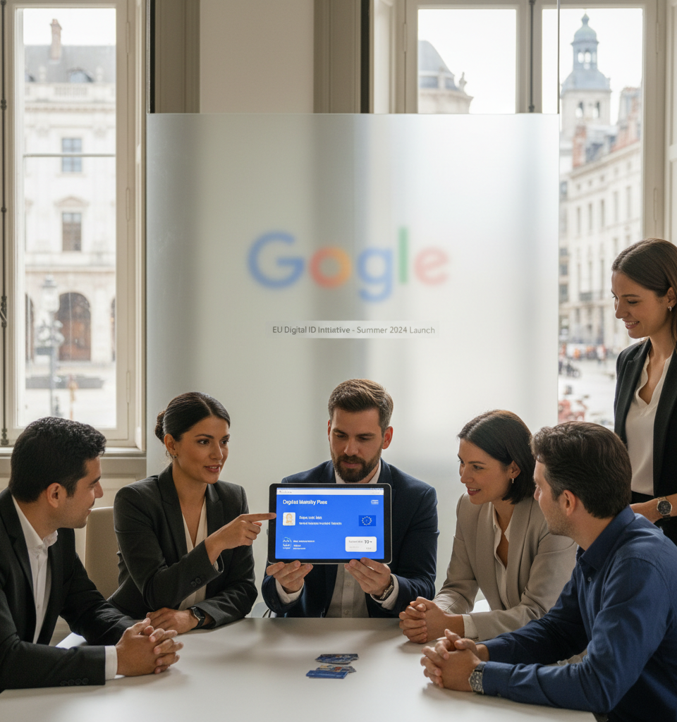 Google Wallet to Roll Out Digital ID Passes in Select EU States This Summer, Alongside New Age Verification — AI-generated illustration