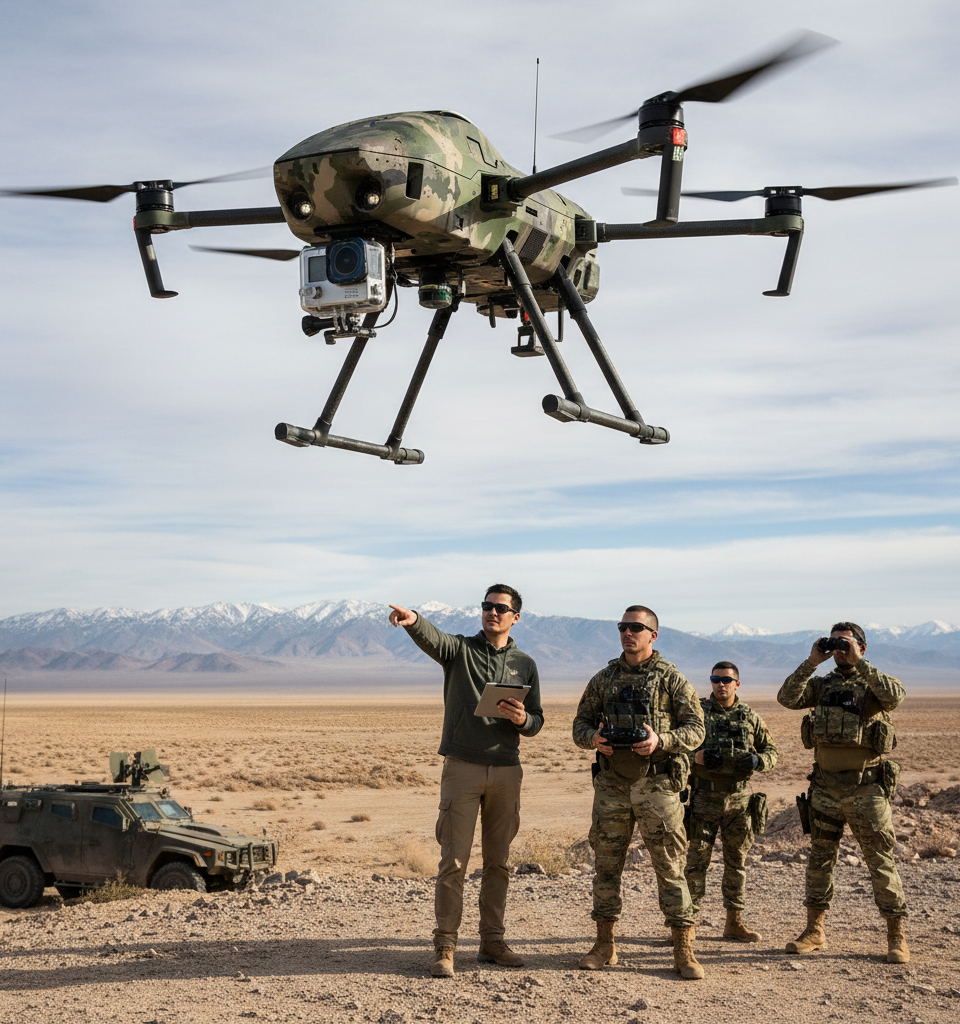 GoPro Explores Strategic Pivot to Defense Amid Potential Sale Discussions — AI-generated illustration