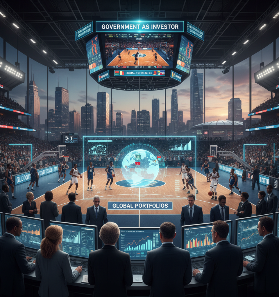 Government as Investor: A New Era of 'Home-Court Advantage' in Global Portfolios — AI-generated illustration