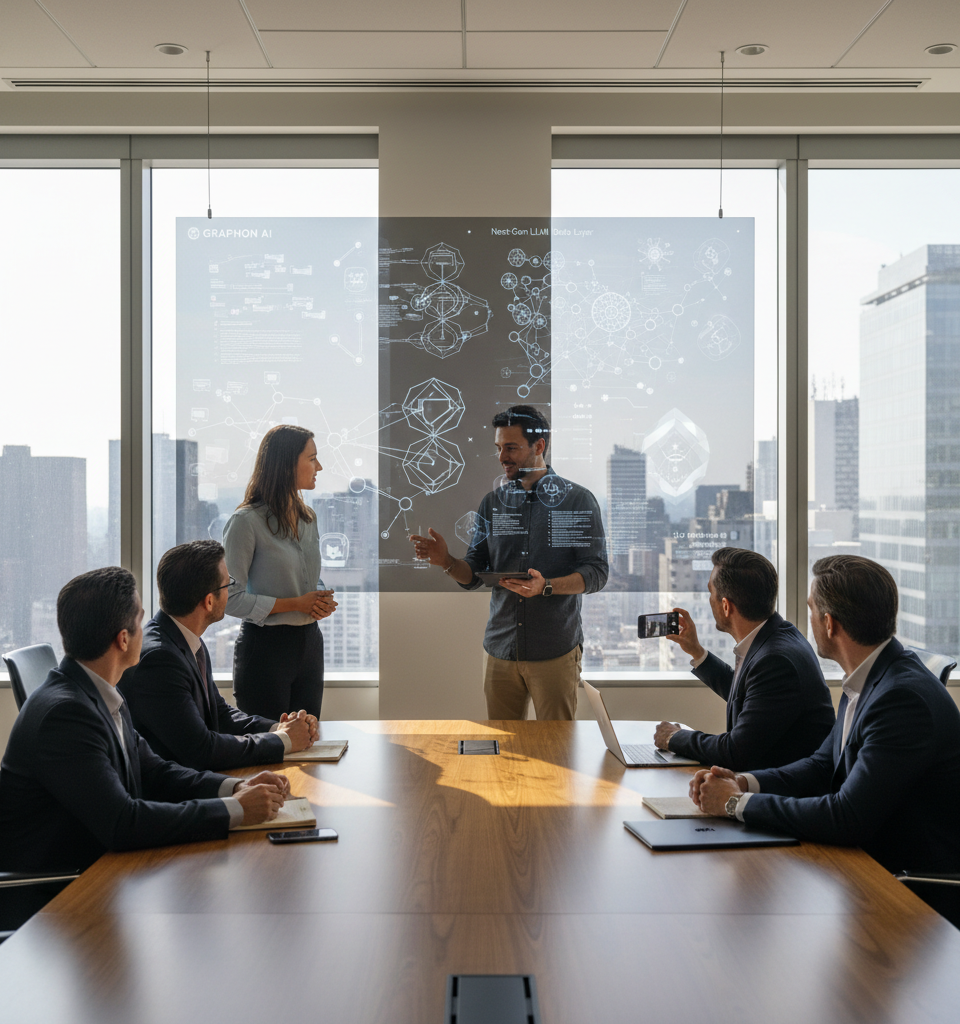 Graphon AI Emerges from Stealth with $8.3M Seed Funding to Pioneer Next-Gen LLM Data Layer — AI-generated illustration