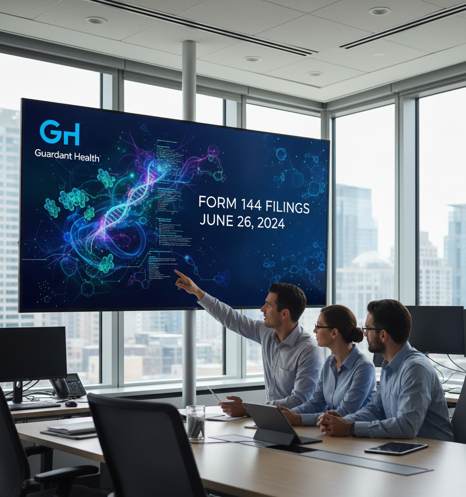 Guardant Health (GH) Form 144 Filings Observed on June 26 — AI-generated illustration