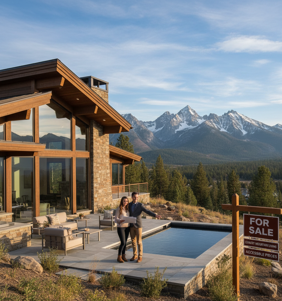 Hailey, Idaho: The Hidden Gem Redefining Luxury Mountain Living at Accessible Prices — AI-generated illustration