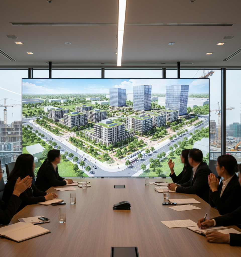 Healthpeak's $4.5 Billion Alewife Development Approved by Cambridge Planning Board — AI-generated illustration