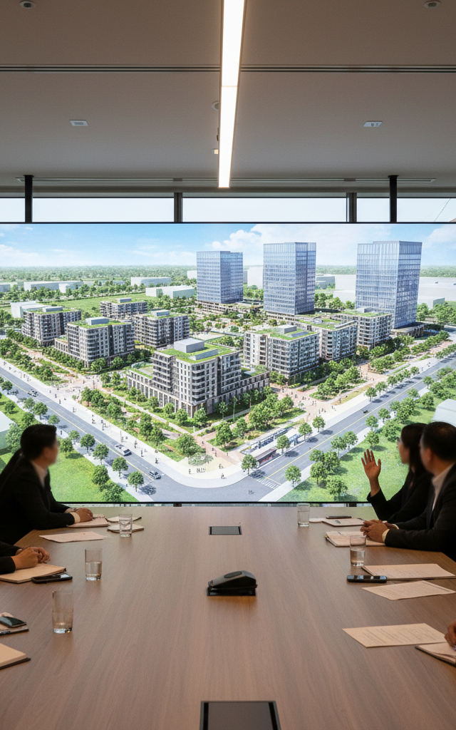 Healthpeak's $4.5 Billion Alewife Development Approved by Cambridge Planning Board — AI-generated illustration