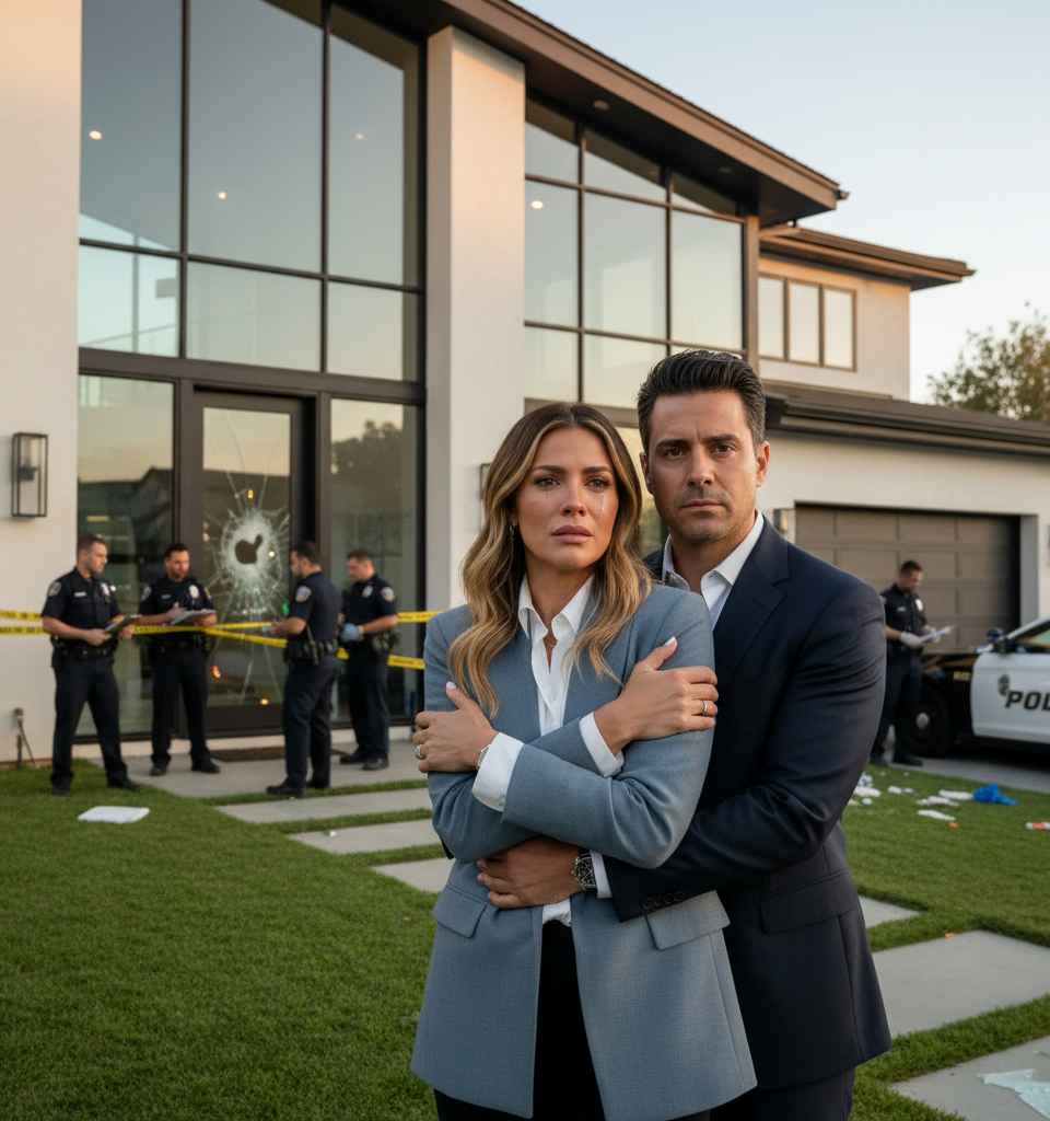 Heather Rae El Moussa Details "Violated" Feeling After $5.2 Million Home Burglary — AI-generated illustration