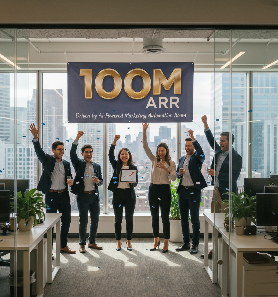Hightouch Hits $100M ARR, Driven by AI-Powered Marketing Automation Boom — AI-generated illustration