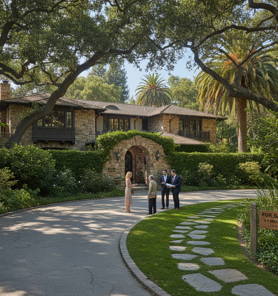 Hollywood's Secret Symphony: Encino Estate Where Iconic Film Scores Were Born Lists for $3.4 Million — AI-generated illustration