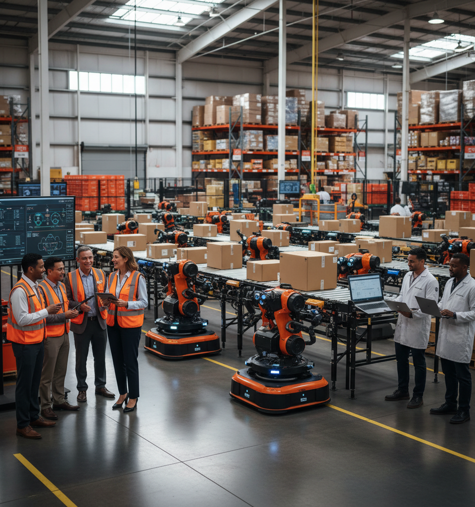 Home Depot Acquires Simpl Automation to Revolutionize Supply Chain Efficiency — AI-generated illustration