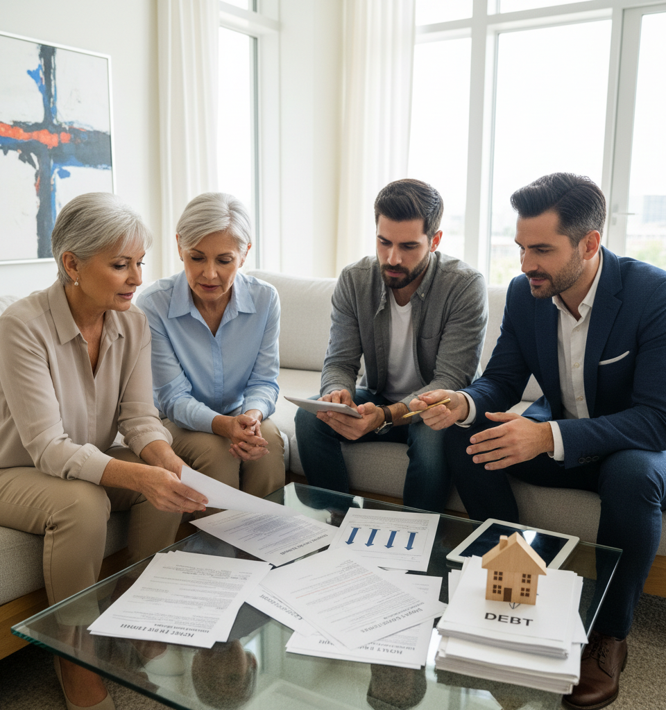 Home Equity: A Risky Lifeline for Aspiring Homeowners — AI-generated illustration