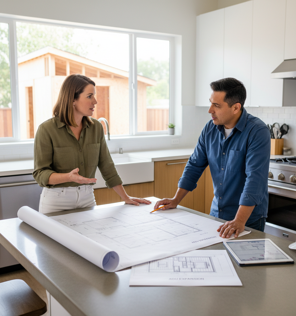 Home Renovation Demand Remains Robust Amidst Affordability Challenges, ADU Projects Gaining Momentum — AI-generated illustration
