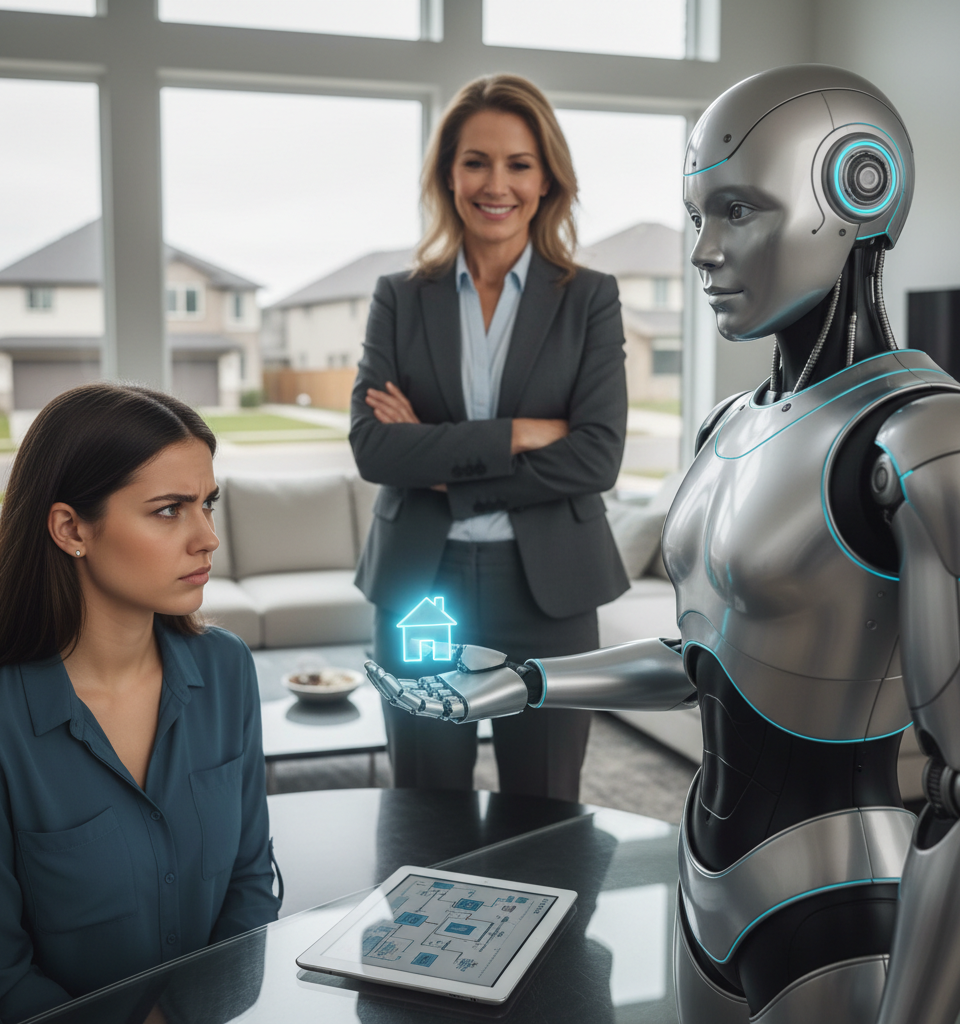 Homebuyer AI Hesitation Grows: Trust Fades as Human Touch Remains Paramount — AI-generated illustration