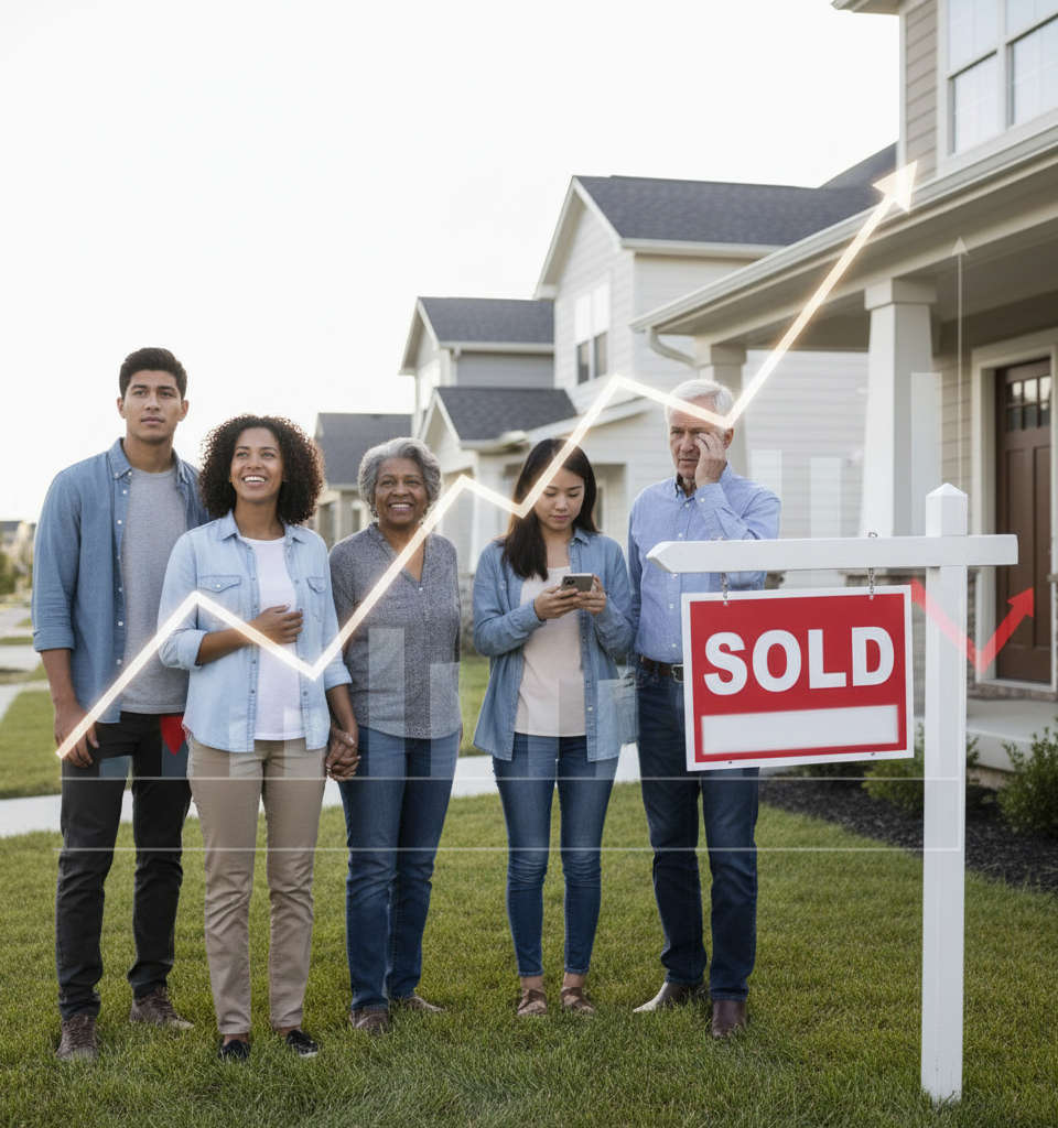 Homeownership Emerges as Potential Antidote to Widespread Financial Insecurity Among Americans — AI-generated illustration