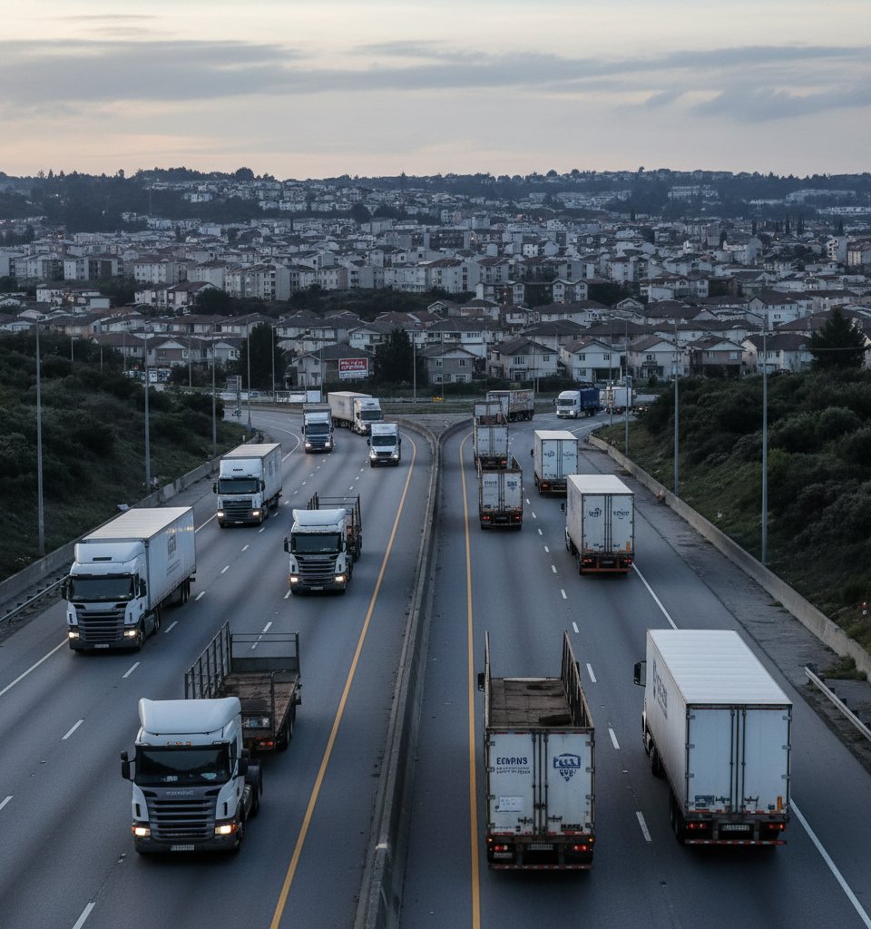 Housing Affordability Crisis Continues to Suppress Freight Volumes Across Multiple Sectors — AI-generated illustration