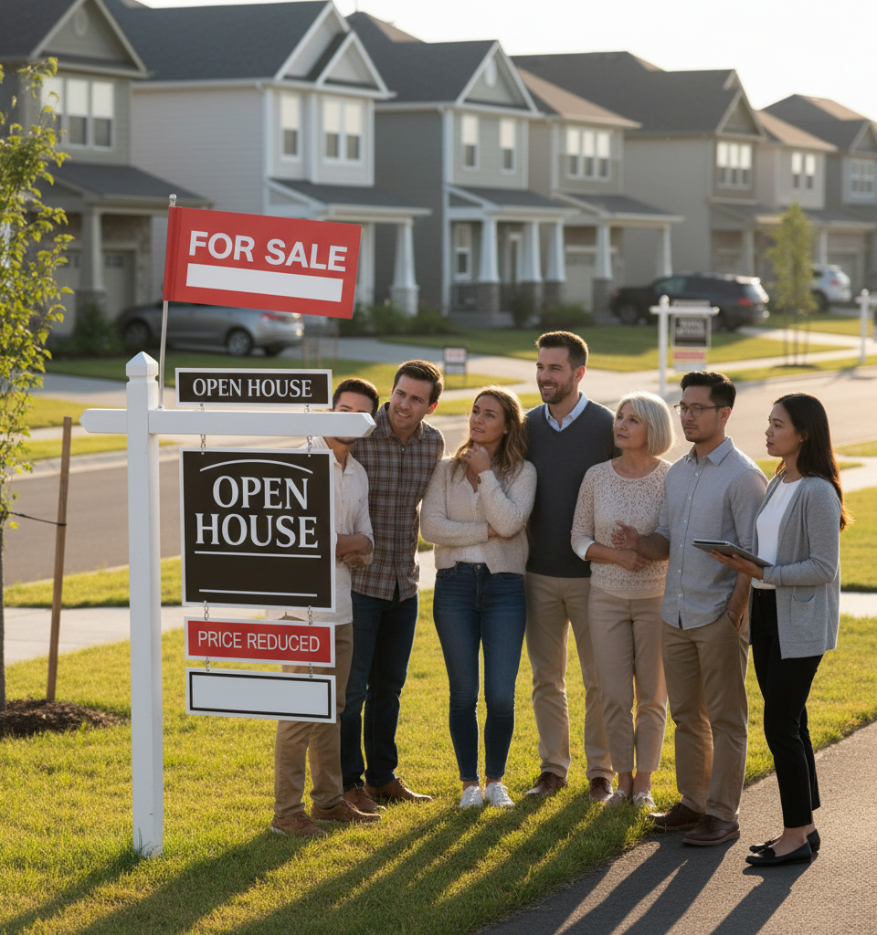 Housing Market Shift: Inventory Rises Amid Lagging Prices – What This Means for Buyers, Sellers, and Investors — AI-generated illustration