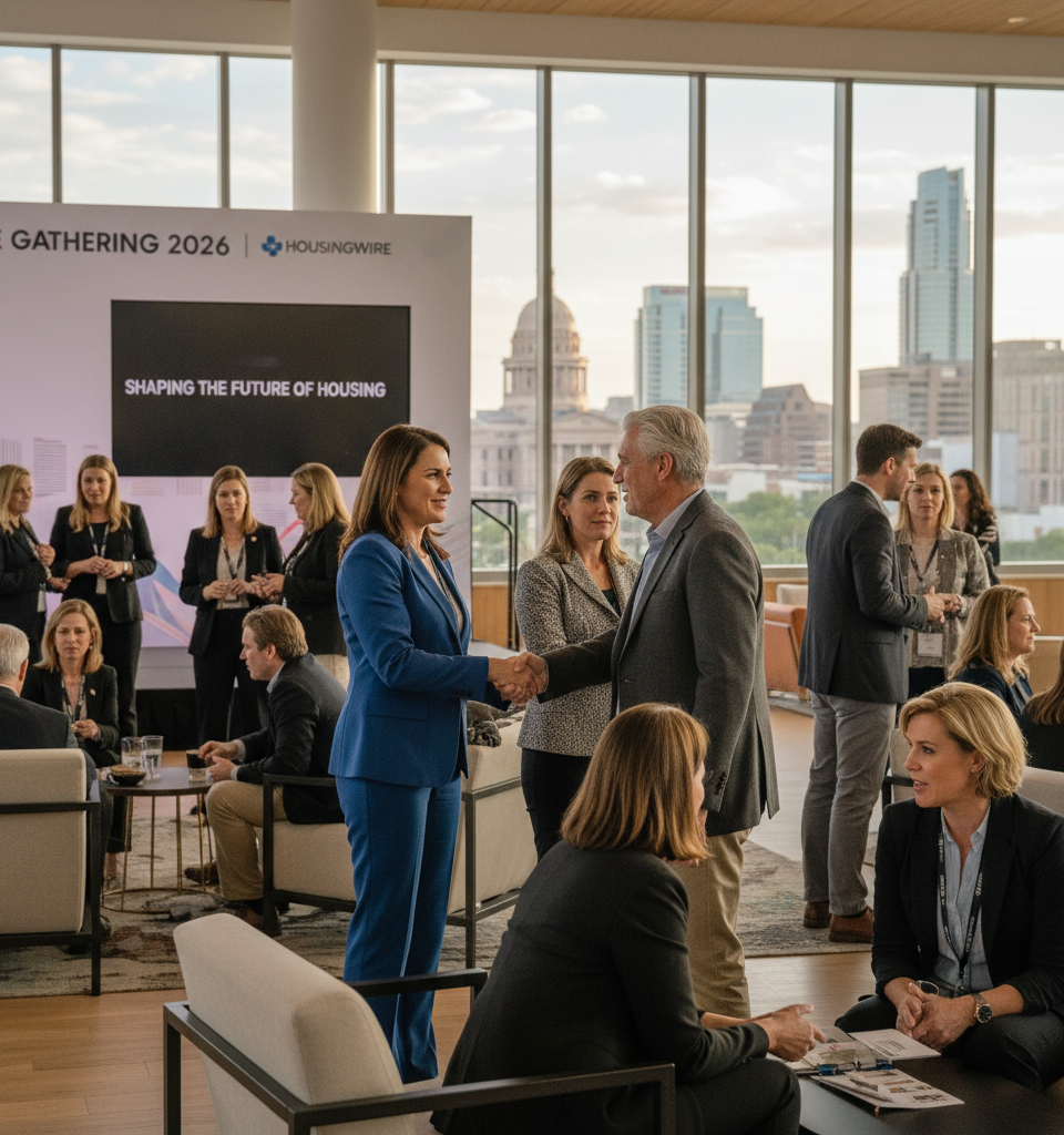 HousingWire's 'The Gathering 2026' to Convene Industry Titans in Austin: Shaping the Future of Housing — AI-generated illustration