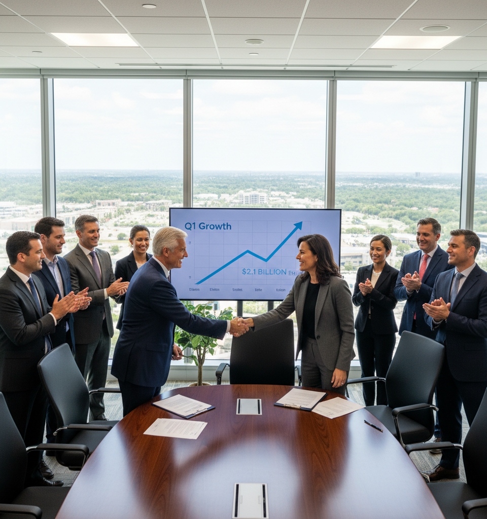 Howard Hughes Holdings Accelerates Diversification with Stellar Q1, $2.1B Acquisition — AI-generated illustration