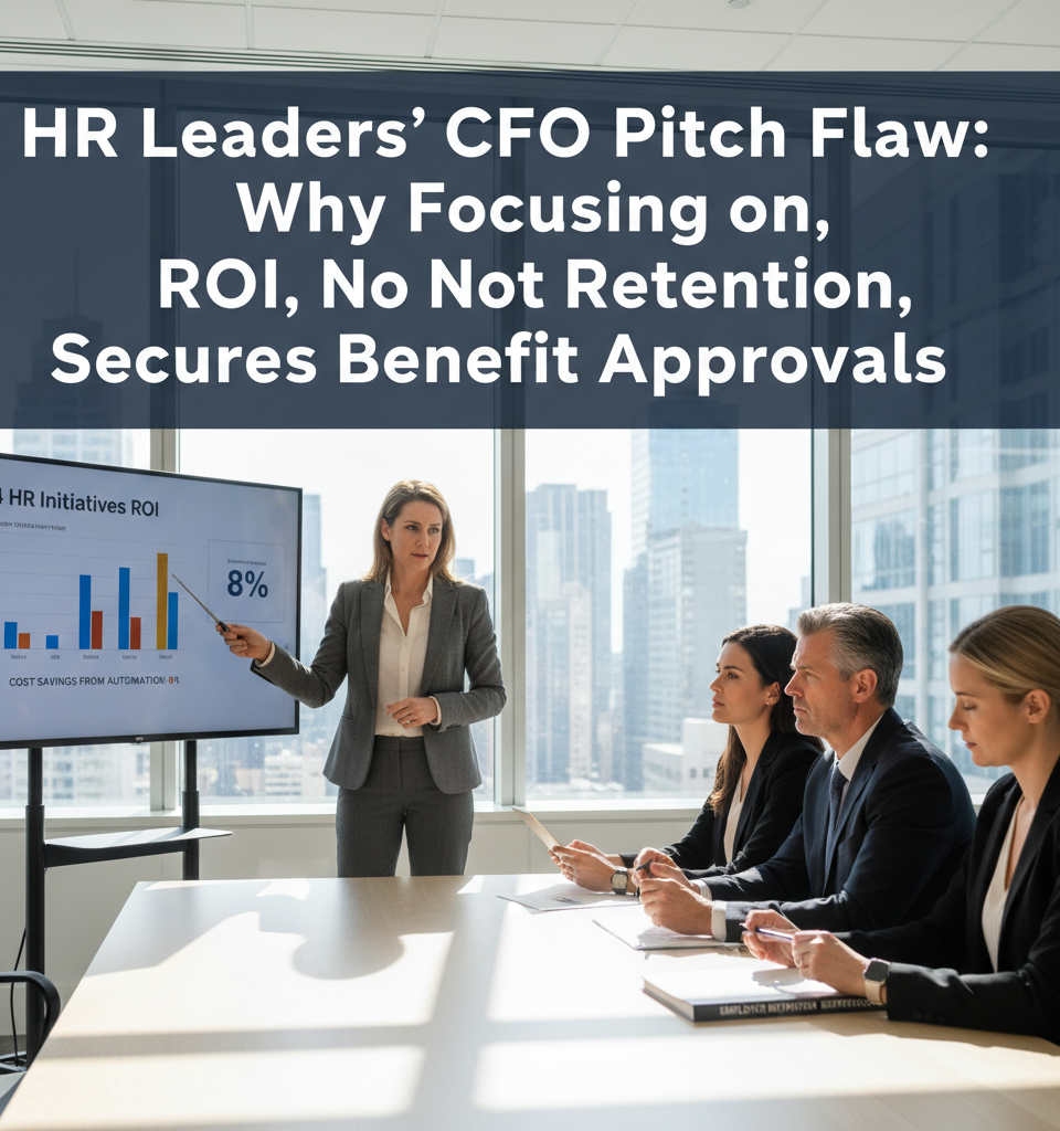 HR Leaders' CFO Pitch Flaw: Why Focusing on ROI, Not Retention, Secures Benefit Approvals — AI-generated illustration