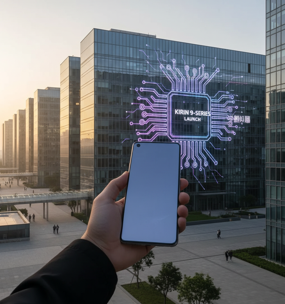Huawei's Next Flagship Non-Folding Smartphone Expected to Launch in September with Kirin 9-Series Chipset — AI-generated illustration