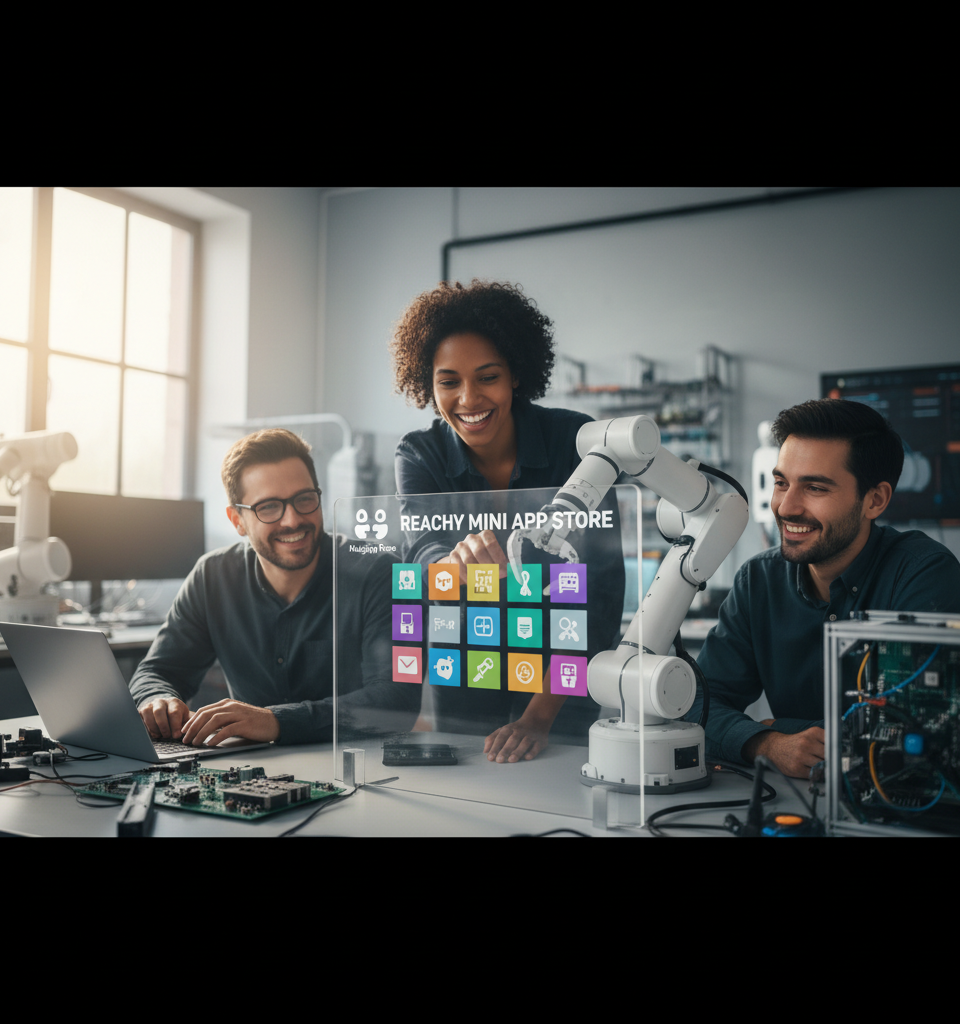 Hugging Face Unveils Reachy Mini App Store, Transforming Robotics with Open-Source Ecosystem — AI-generated illustration