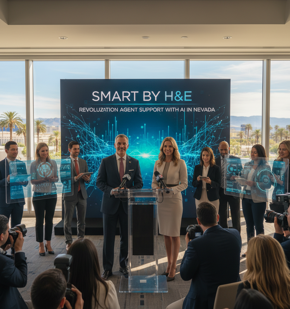 Huntington & Ellis Unveils 'Smart by h&e,' Revolutionizing Agent Support with AI in Nevada — AI-generated illustration