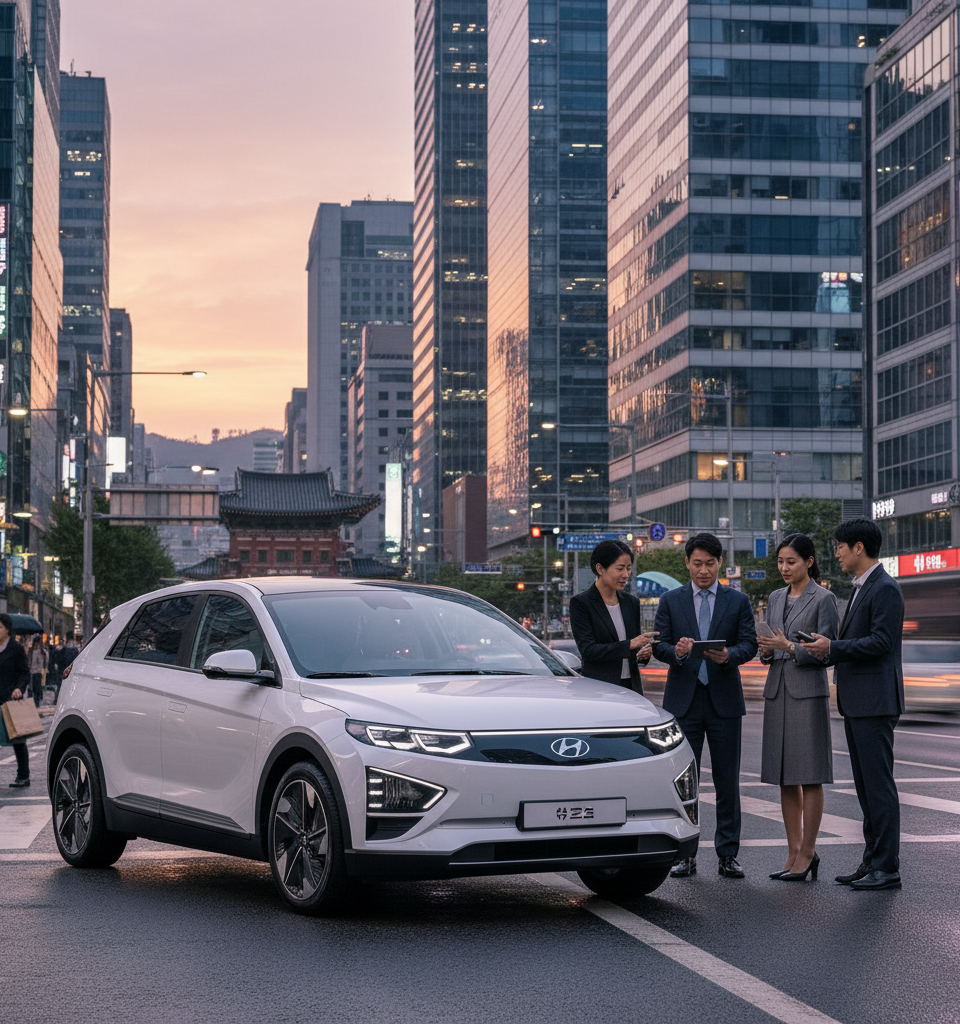 Hyundai Ioniq 3: Anticipated 300-Mile Urban EV Set to Challenge Competitive Market by 2026 — AI-generated illustration