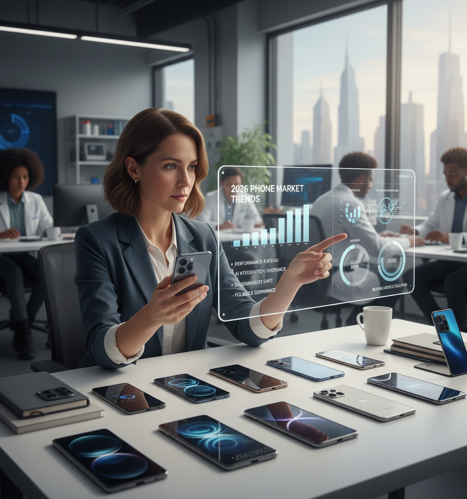 I've tested every major phone release in 2026 so far - and my buying advice is changing this year — AI-generated illustration