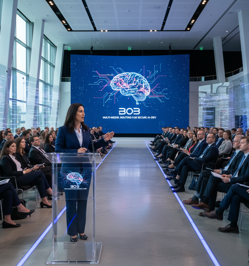 IBM Unveils 'Bob': Securing AI-Powered Software Development with Multi-Model Routing — AI-generated illustration
