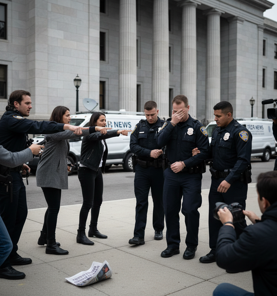 ICE Agent Charged With Assault After Motorists Say He Brandished Gun — AI-generated illustration