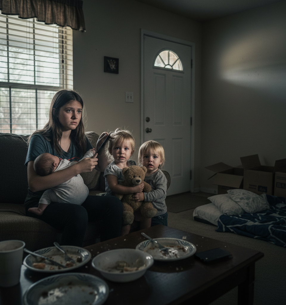ICE Raids in Texas Spark Humanitarian Crisis: Children Left to Parent Siblings Amidst Family Separations — AI-generated illustration