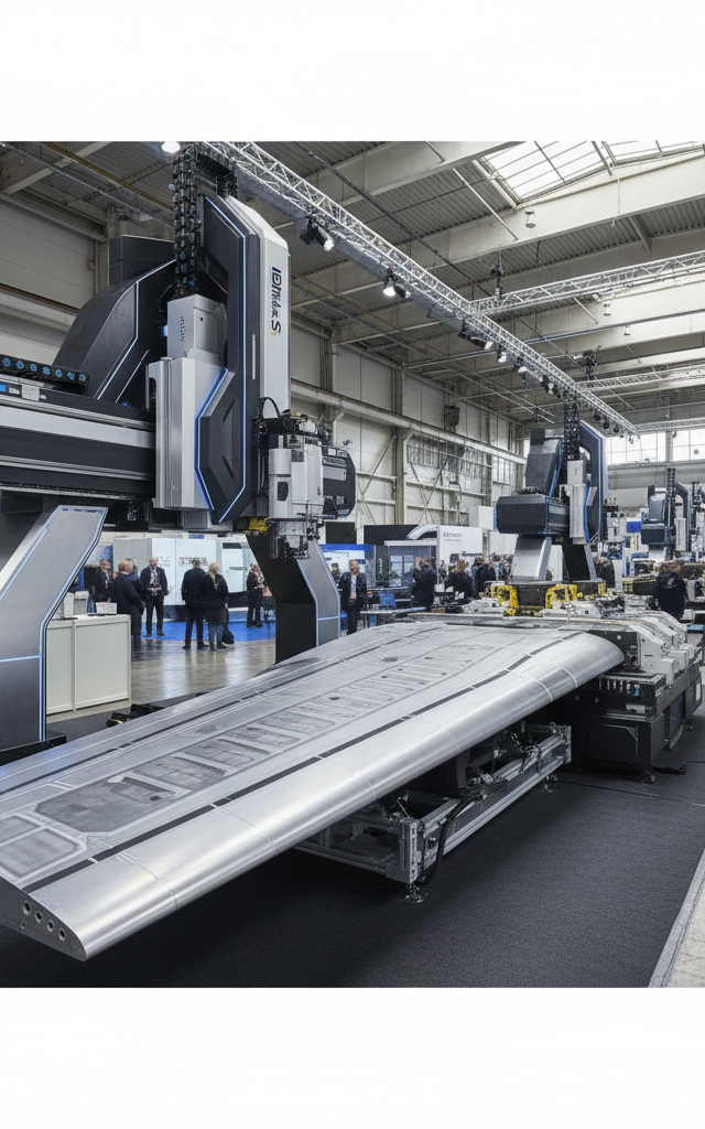 IMTS 2026: Innse-Berardi and Ingersoll Unveil IBPMax S for Aerospace Aluminum Machining — AI-generated illustration